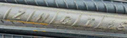 عللامت اختصاری میلگرد ظفر بناب